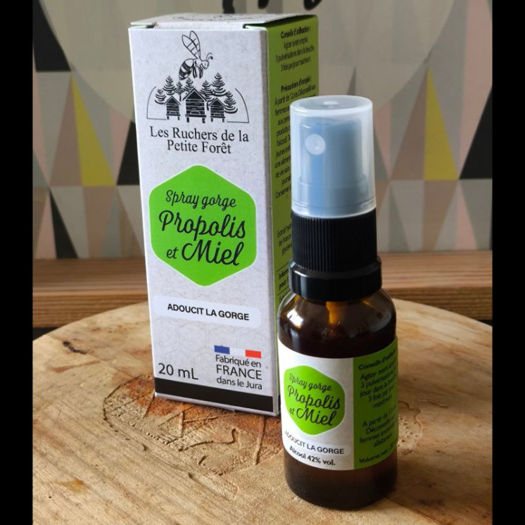 Spray gorge miel et propolis