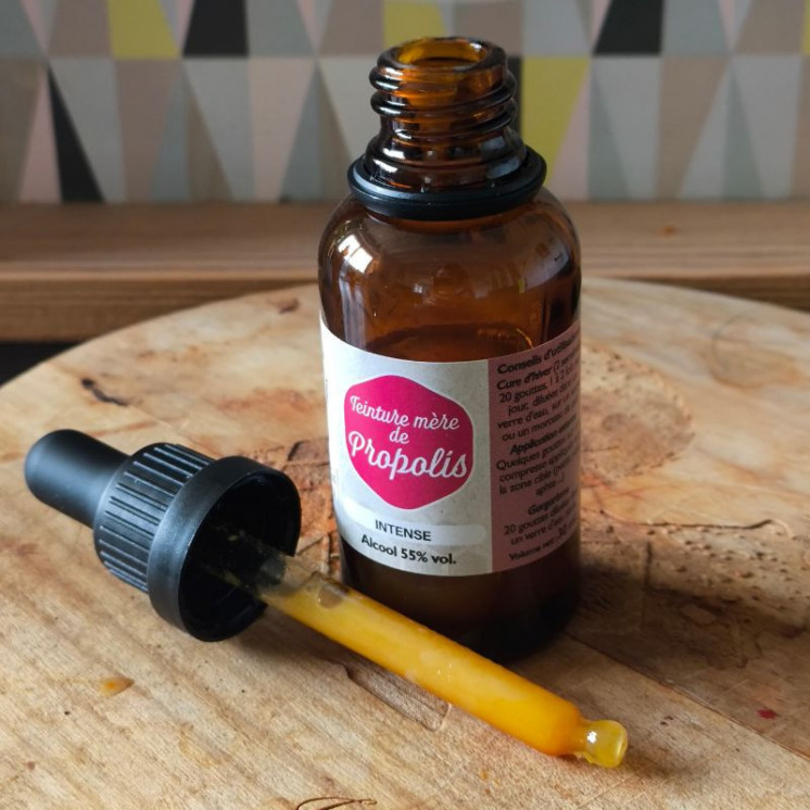 Teinture mère de propolis intense