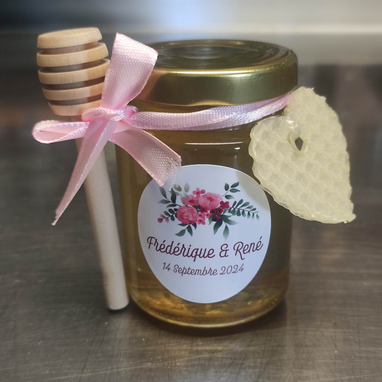 Petit pot de miel mariage