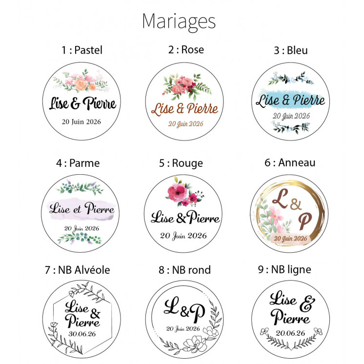 Mon petit pot de miel mariage - en direct de l'apiculteur