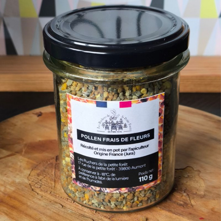 Pollen frais de fleurs du Jura