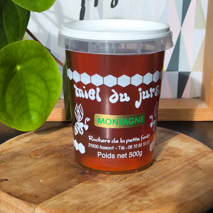 Miel de montagne du Jura pot 500 g