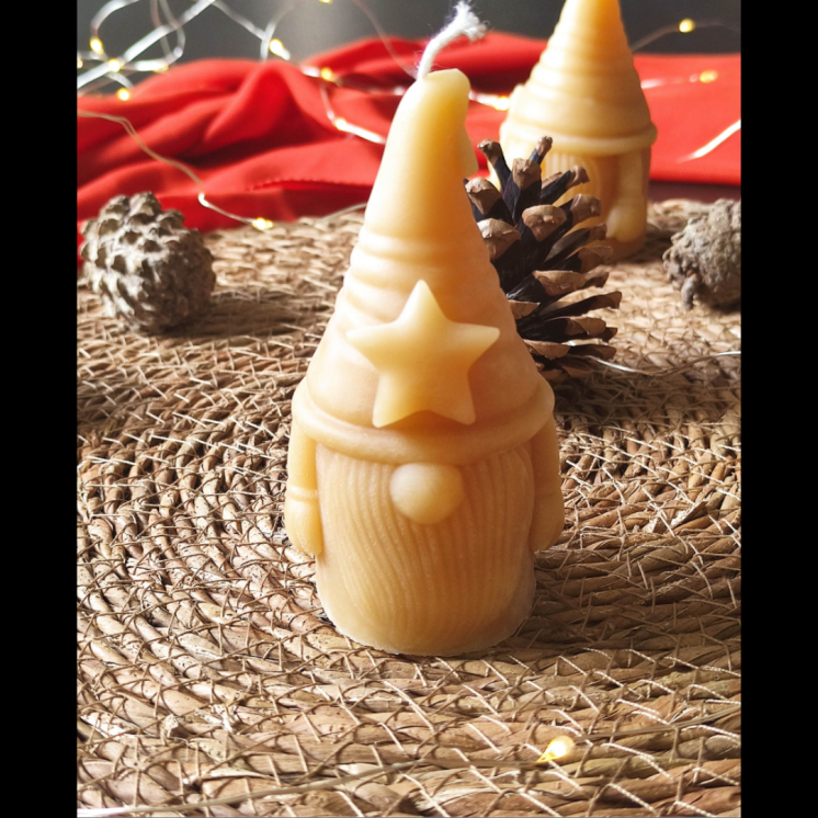 Petites bougies en cire d'abeille